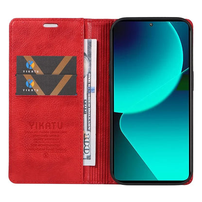 YIKATU YK-006 For Xiaomi 13T / 13T Pro / Redmi K60 Ultra Case PU Leather Litchi Texture Wallet Cover