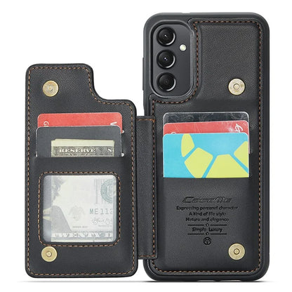 CASEME C22 Series For Samsung Galaxy A24 4G (162.1 x 77.6 x 8.3mm) Phone Case RFID Blocking PU Leather Cover