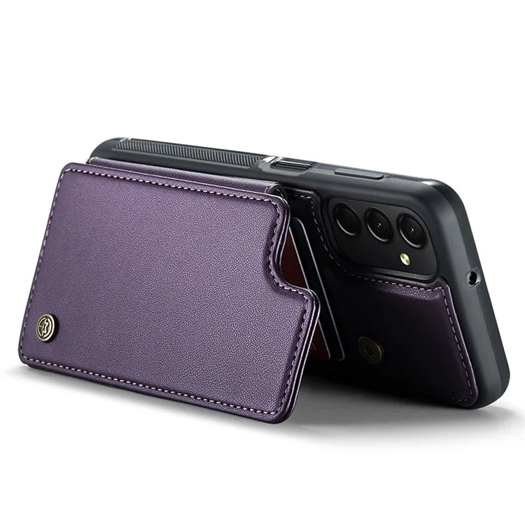 CASEME C22 Series For Samsung Galaxy A24 4G (162.1 x 77.6 x 8.3mm) Phone Case RFID Blocking PU Leather Cover