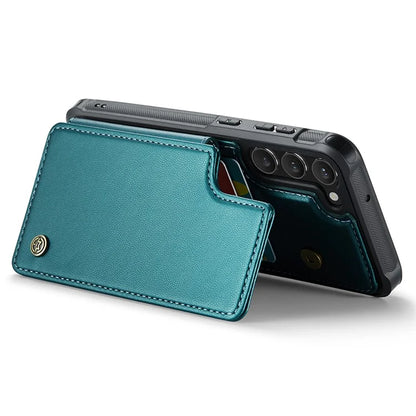 CASEME C22 Series for Samsung Galaxy S23+ Case Litchi Texture Kickstand RFID Blocking Phone Protector