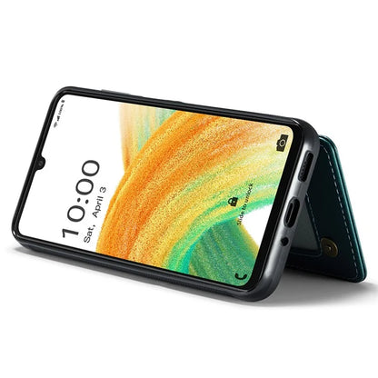 CASEME C22 Series For Samsung Galaxy A33 5G Case Litchi Texture Protective Cover with Card Slots