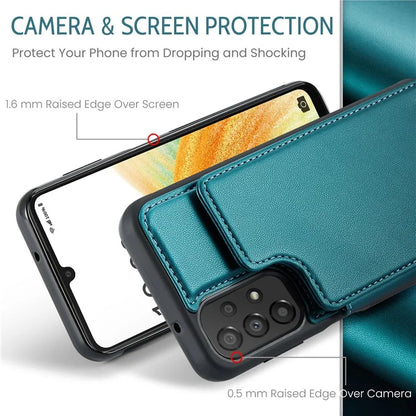 CASEME C22 Series For Samsung Galaxy A33 5G Case Litchi Texture Protective Cover with Card Slots