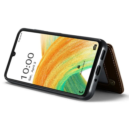 CASEME C22 Series For Samsung Galaxy A33 5G Case Litchi Texture Protective Cover with Card Slots