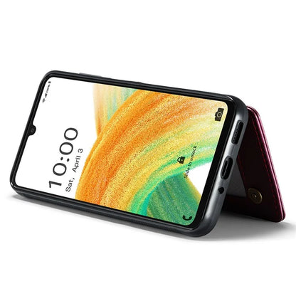 CASEME C22 Series For Samsung Galaxy A33 5G Case Litchi Texture Protective Cover with Card Slots