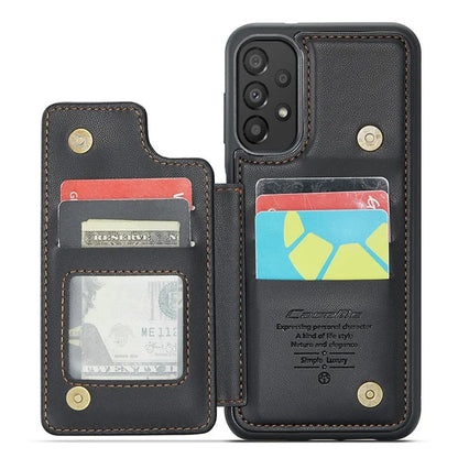 CASEME C22 Series For Samsung Galaxy A33 5G Case Litchi Texture Protective Cover with Card Slots