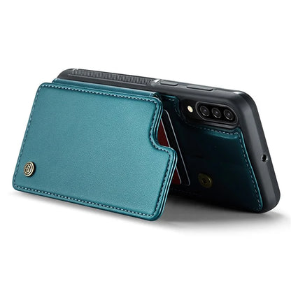 CASEME C22 Series for Samsung Galaxy A50 Case TPU+PU Leather Litchi Texture Kickstand Cover