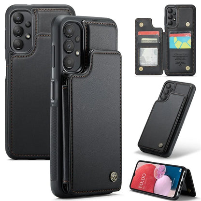 CASEME C22 Series for Samsung Galaxy A13 4G Case Glossy RFID Blocking Phone Shell with Card Holder