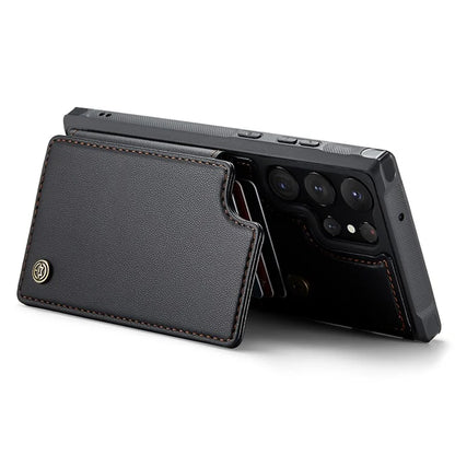 CASEME C22 Series for Samsung Galaxy S23 Ultra Case RFID Blocking Kickstand Smart Phone Protector