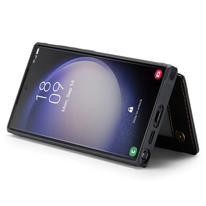 CASEME C22 Series for Samsung Galaxy S23 Ultra Case RFID Blocking Kickstand Smart Phone Protector
