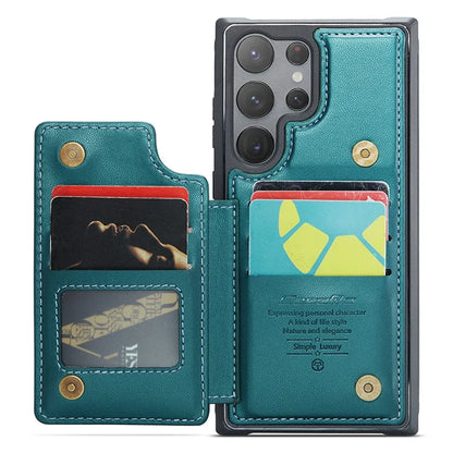 CASEME C22 Series for Samsung Galaxy S23 Ultra Case RFID Blocking Kickstand Smart Phone Protector
