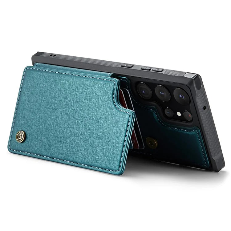 CASEME C22 Series for Samsung Galaxy S23 Ultra Case RFID Blocking Kickstand Smart Phone Protector