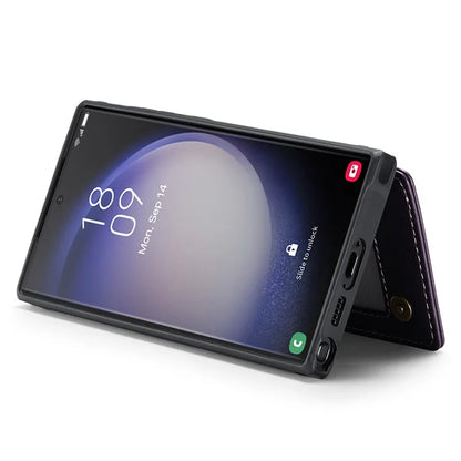 CASEME C22 Series for Samsung Galaxy S23 Ultra Case RFID Blocking Kickstand Smart Phone Protector