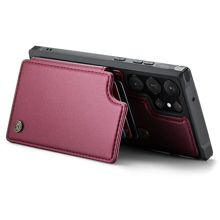 CASEME C22 Series for Samsung Galaxy S23 Ultra Case RFID Blocking Kickstand Smart Phone Protector
