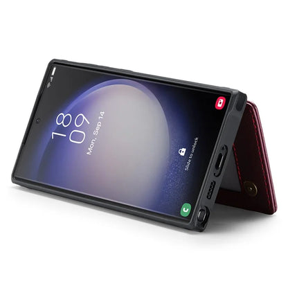 CASEME C22 Series for Samsung Galaxy S23 Ultra Case RFID Blocking Kickstand Smart Phone Protector