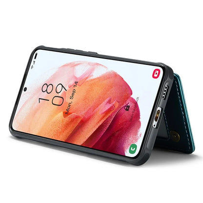 CASEME C22 Series For Samsung Galaxy S21+ 5G Case 5 Card Slots RFID Blocking Kickstand Phone Cover