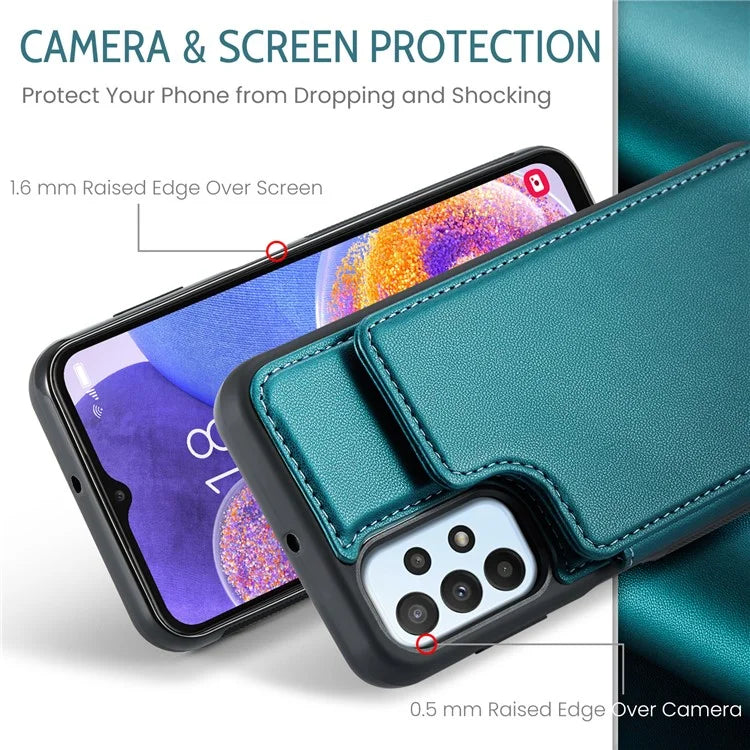 CASEME C22 Series For Samsung Galaxy A23 4G / A23 5G (Global Version) Phone Case RFID Blocking Litchi Texture Cover