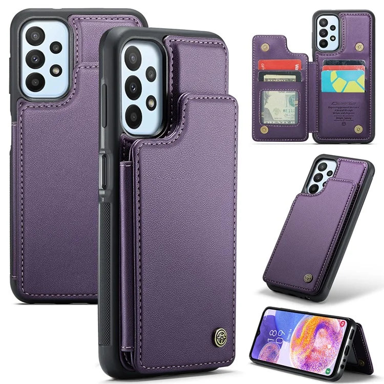 CASEME C22 Series For Samsung Galaxy A23 4G / A23 5G (Global Version) Phone Case RFID Blocking Litchi Texture Cover