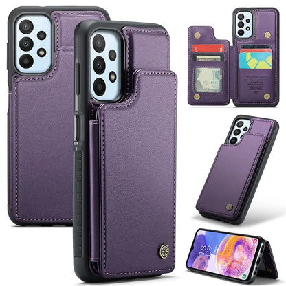 CASEME C22 Series For Samsung Galaxy A23 4G / A23 5G (Global Version) Phone Case RFID Blocking Litchi Texture Cover