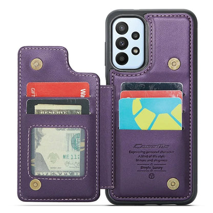 CASEME C22 Series For Samsung Galaxy A23 4G / A23 5G (Global Version) Phone Case RFID Blocking Litchi Texture Cover
