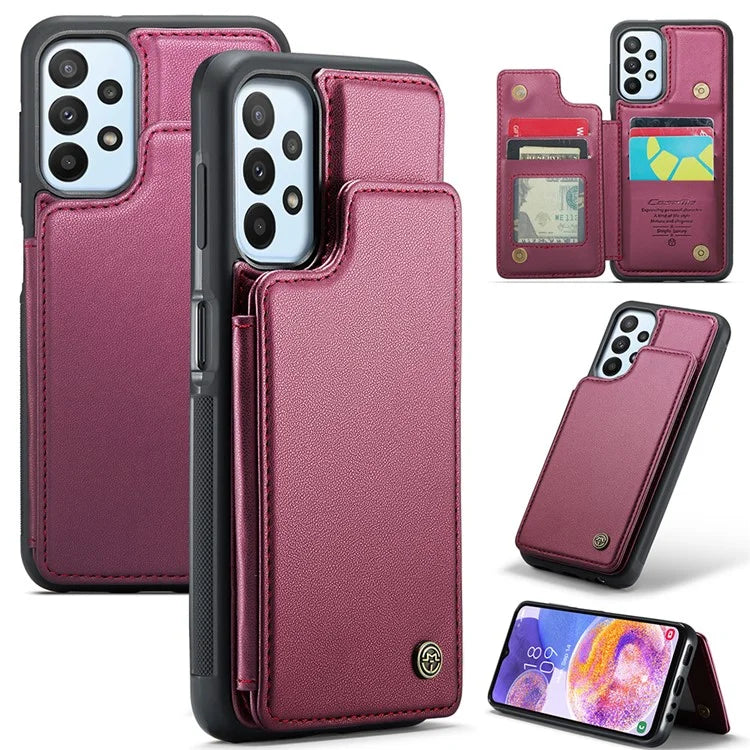 CASEME C22 Series For Samsung Galaxy A23 4G / A23 5G (Global Version) Phone Case RFID Blocking Litchi Texture Cover