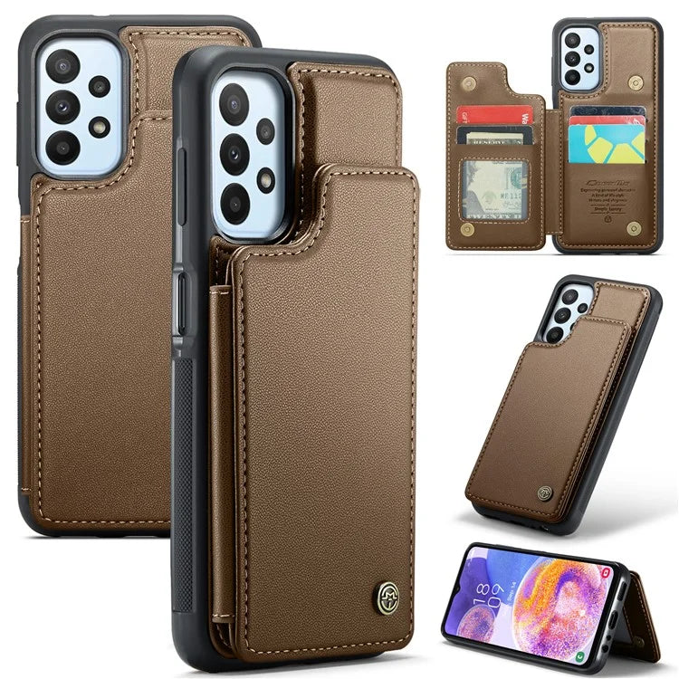 CASEME C22 Series For Samsung Galaxy A23 4G / A23 5G (Global Version) Phone Case RFID Blocking Litchi Texture Cover