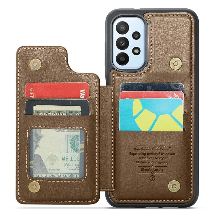 CASEME C22 Series For Samsung Galaxy A23 4G / A23 5G (Global Version) Phone Case RFID Blocking Litchi Texture Cover