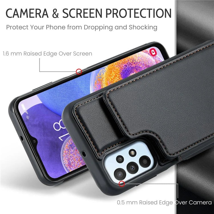 CASEME C22 Series For Samsung Galaxy A23 4G / A23 5G (Global Version) Phone Case RFID Blocking Litchi Texture Cover