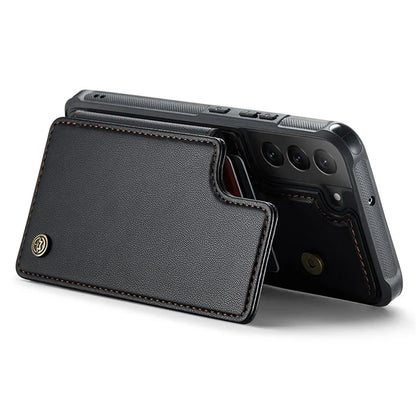CASEME C22 Series for Samsung Galaxy S22 5G Case RFID Blocking Cover with 4 Card Slots