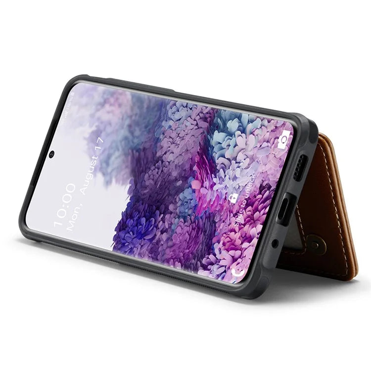 CASEME C22 Series for Samsung Galaxy S20 Plus 4G / 5G Case 5 Card Slots Phone Kickstand Cover