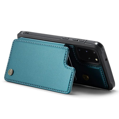 CASEME C22 Series for Samsung Galaxy S20 Plus 4G / 5G Case 5 Card Slots Phone Kickstand Cover
