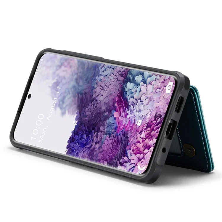 CASEME C22 Series for Samsung Galaxy S20 Plus 4G / 5G Case 5 Card Slots Phone Kickstand Cover