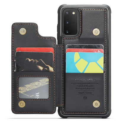 CASEME C22 Series for Samsung Galaxy S20 FE / FE 5G / S20 Lite / S20 FE 2022 Phone Case with 5 Card Slots Kickstand