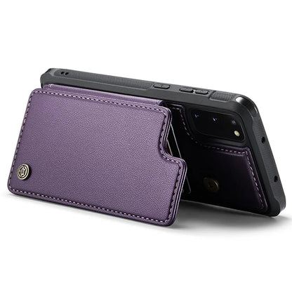 CASEME C22 Series for Samsung Galaxy S20 FE / FE 5G / S20 Lite / S20 FE 2022 Phone Case with 5 Card Slots Kickstand