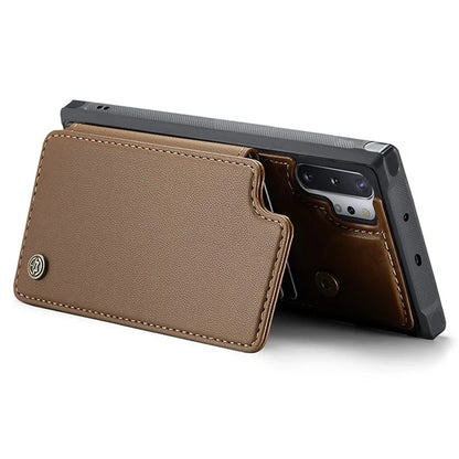 CASEME C22 Series for Samsung Galaxy Note 10 Plus 4G Case RFID Blocking Card Holder Kickstand Cover
