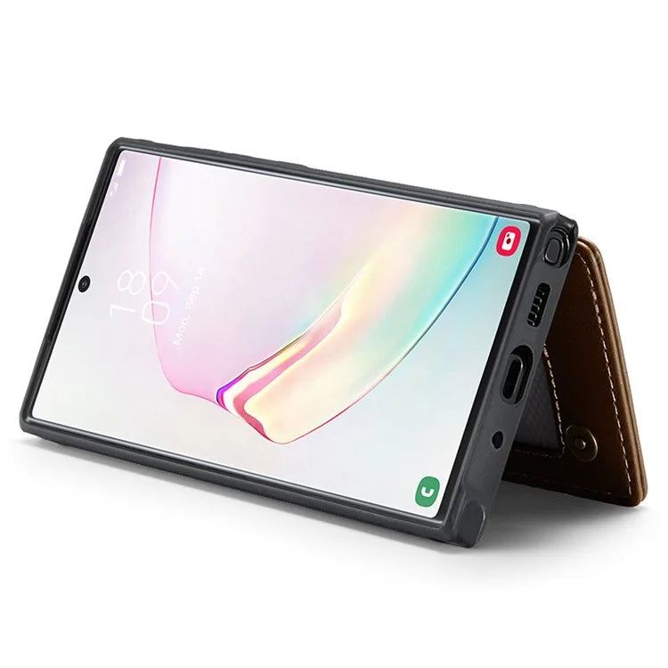 CASEME C22 Series for Samsung Galaxy Note 10 Plus 4G Case RFID Blocking Card Holder Kickstand Cover