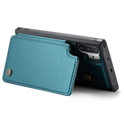 CASEME C22 Series for Samsung Galaxy Note 10 Plus 4G Case RFID Blocking Card Holder Kickstand Cover