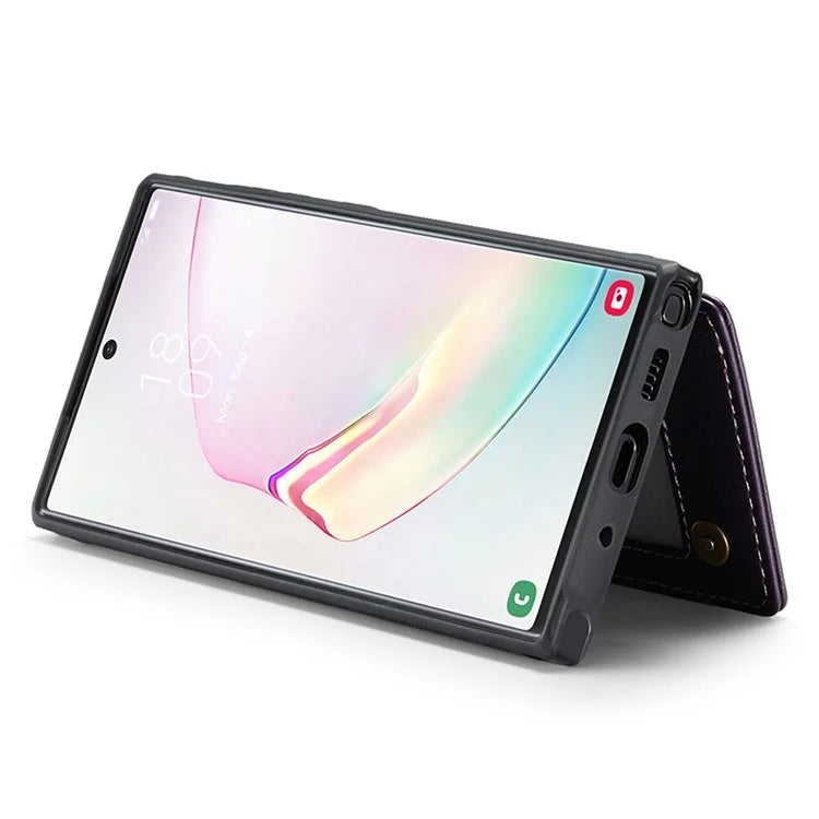 CASEME C22 Series for Samsung Galaxy Note 10 Plus 4G Case RFID Blocking Card Holder Kickstand Cover