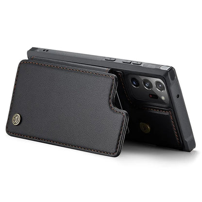 CASEME C22 Series for Samsung Galaxy Note20 Ultra / Note20 Ultra 5G Case Card Holder Phone Cover