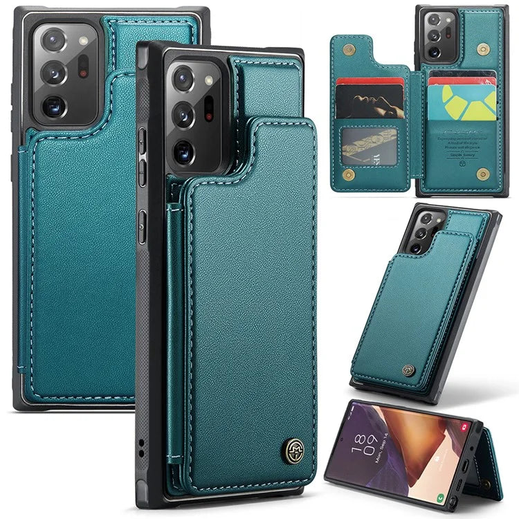 CASEME C22 Series for Samsung Galaxy Note20 Ultra / Note20 Ultra 5G Case Card Holder Phone Cover