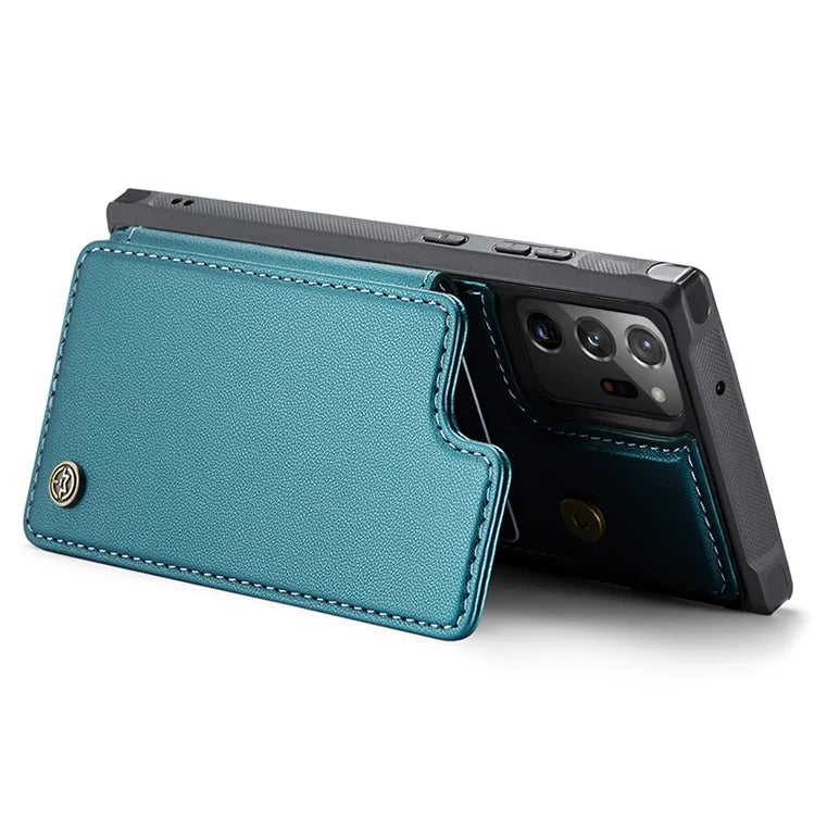 CASEME C22 Series for Samsung Galaxy Note20 Ultra / Note20 Ultra 5G Case Card Holder Phone Cover