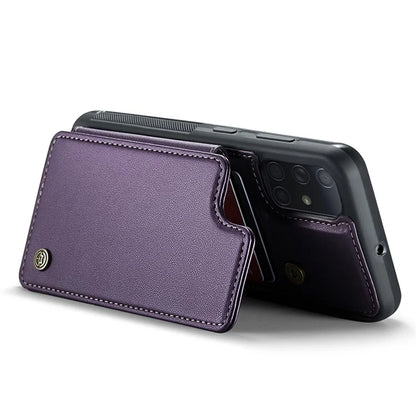 CASEME C22 Series for Samsung Galaxy A51 4G SM-A515 Case Kickstand Phone Cover with 4 Card Slots