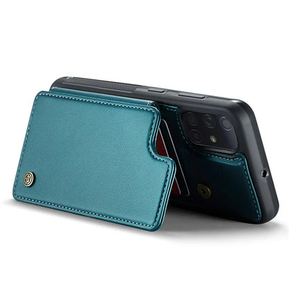 CASEME C22 Series for Samsung Galaxy A51 4G SM-A515 Case Kickstand Phone Cover with 4 Card Slots
