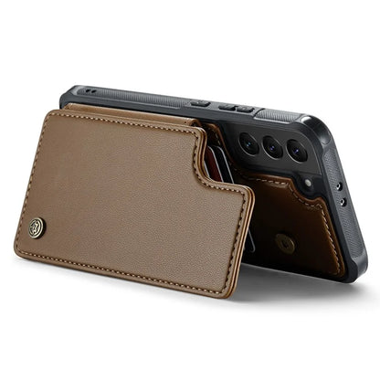 CASEME C22 Series for Samsung Galaxy S21 5G / 4G Case Card Slots RFID Blocking Phone Cover