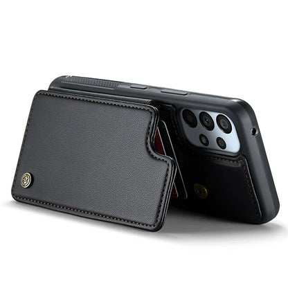 CASEME C22 Series for Samsung Galaxy A53 5G Case RFID Blocking 5 Card Slots Glossy Phone Cover