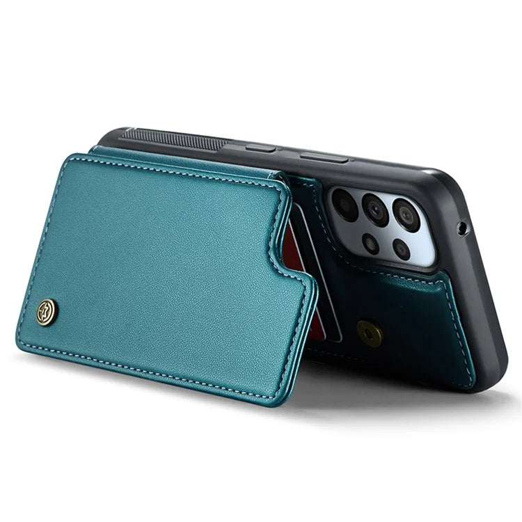 CASEME C22 Series for Samsung Galaxy A53 5G Case RFID Blocking 5 Card Slots Glossy Phone Cover