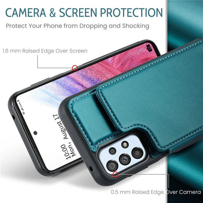 CASEME C22 Series for Samsung Galaxy A53 5G Case RFID Blocking 5 Card Slots Glossy Phone Cover