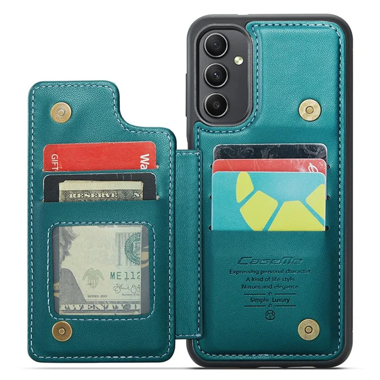 CASEME C22 Series for Samsung Galaxy A54 5G Case RFID Blocking Leather+TPU Phone Cover