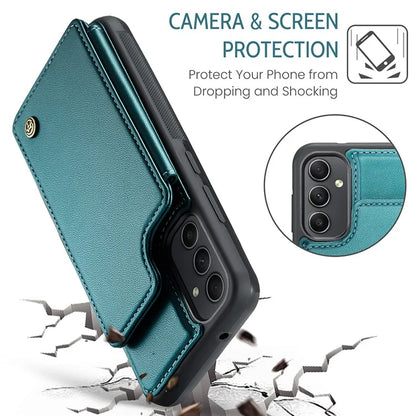 CASEME C22 Series for Samsung Galaxy A54 5G Case RFID Blocking Leather+TPU Phone Cover