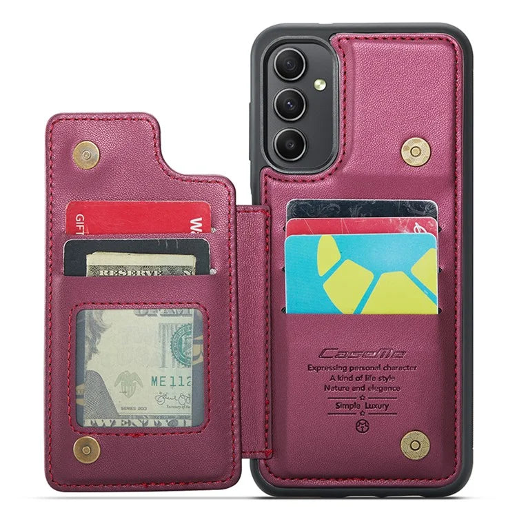 CASEME C22 Series for Samsung Galaxy A54 5G Case RFID Blocking Leather+TPU Phone Cover
