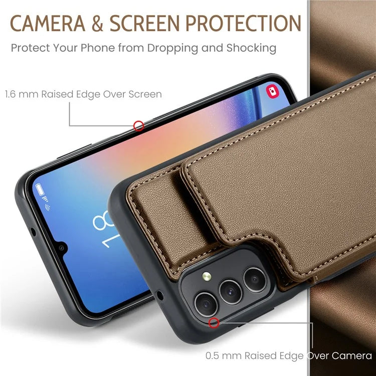 CASEME C22 Series for Samsung Galaxy A54 5G Case RFID Blocking Leather+TPU Phone Cover